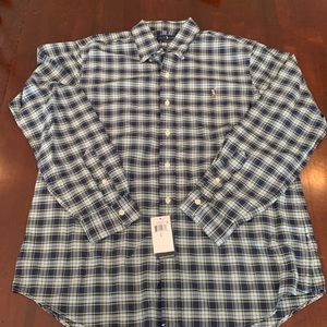 NWT Ralph Lauren plaid shirt size large classic fit.